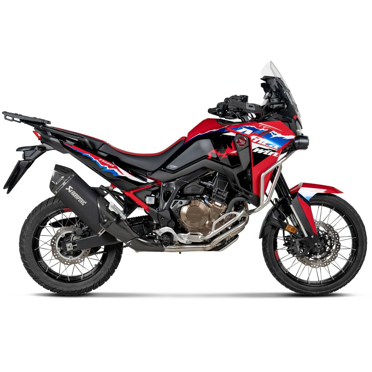 Escape Akrapovic titanio negro Honda CRF1100L 2024-